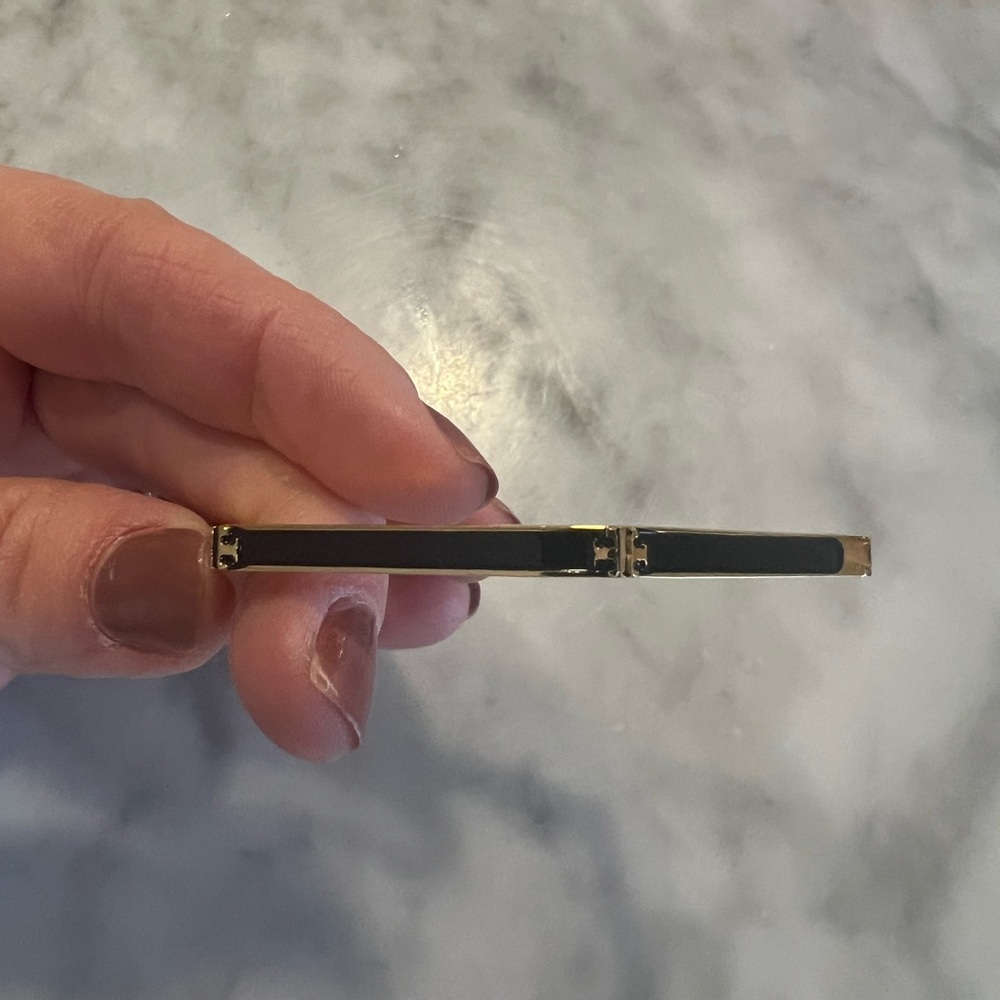 Tory Burch Gold and Black Bracelet